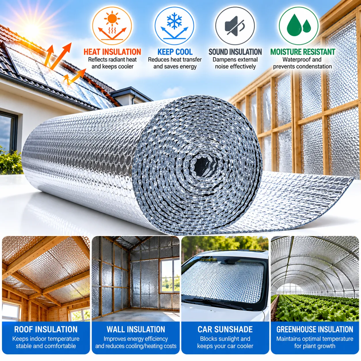 Double Bubble Insulation Material