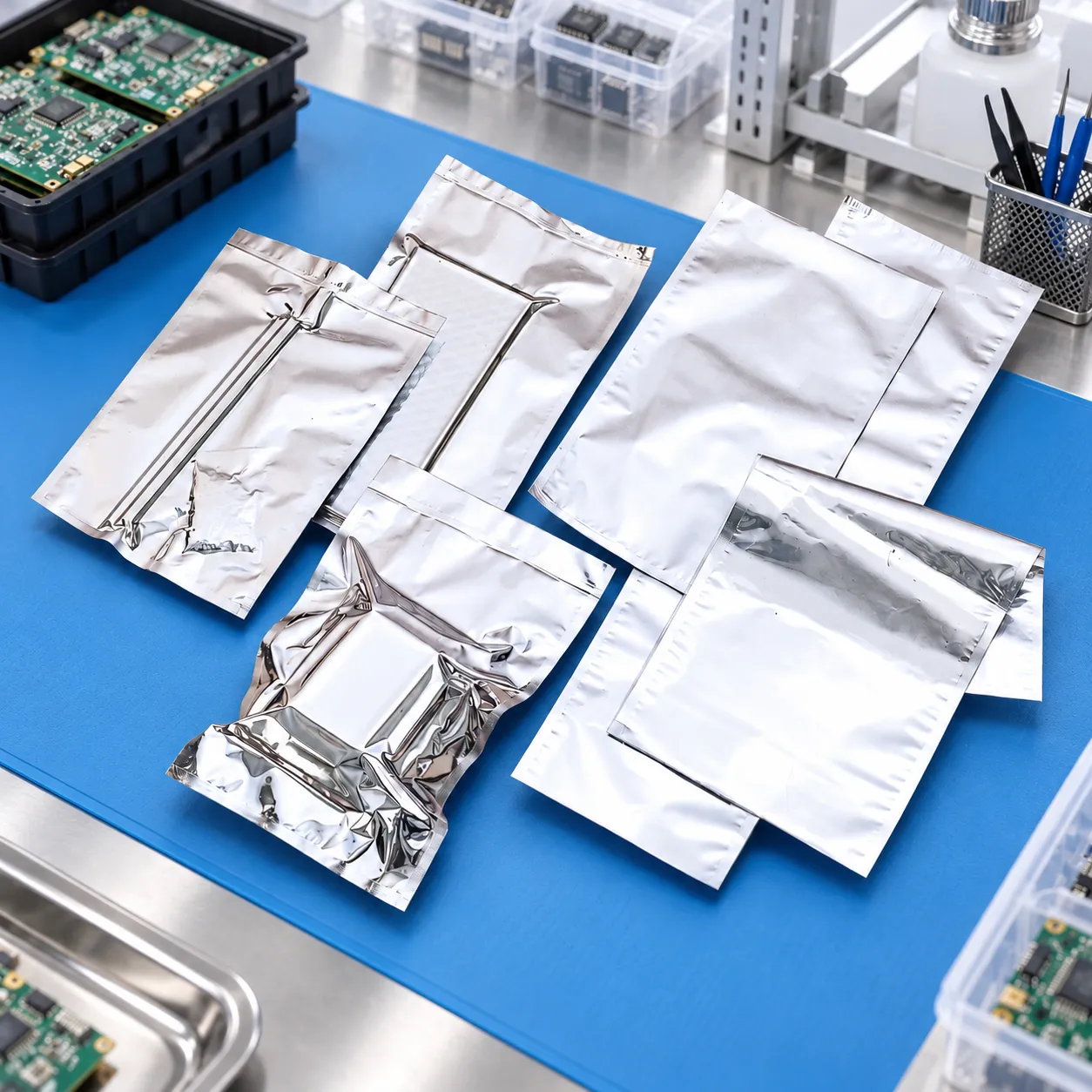 ESD Metallic Foil Bags