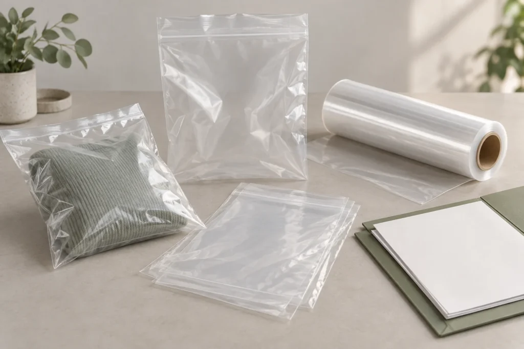 Generic packaging and blank papers for recycled claim review